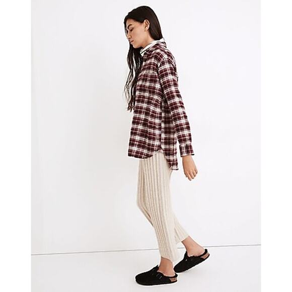 Madewell Flannel Sunday Shirt in Mahaska Plaid - Picture 3 of 11